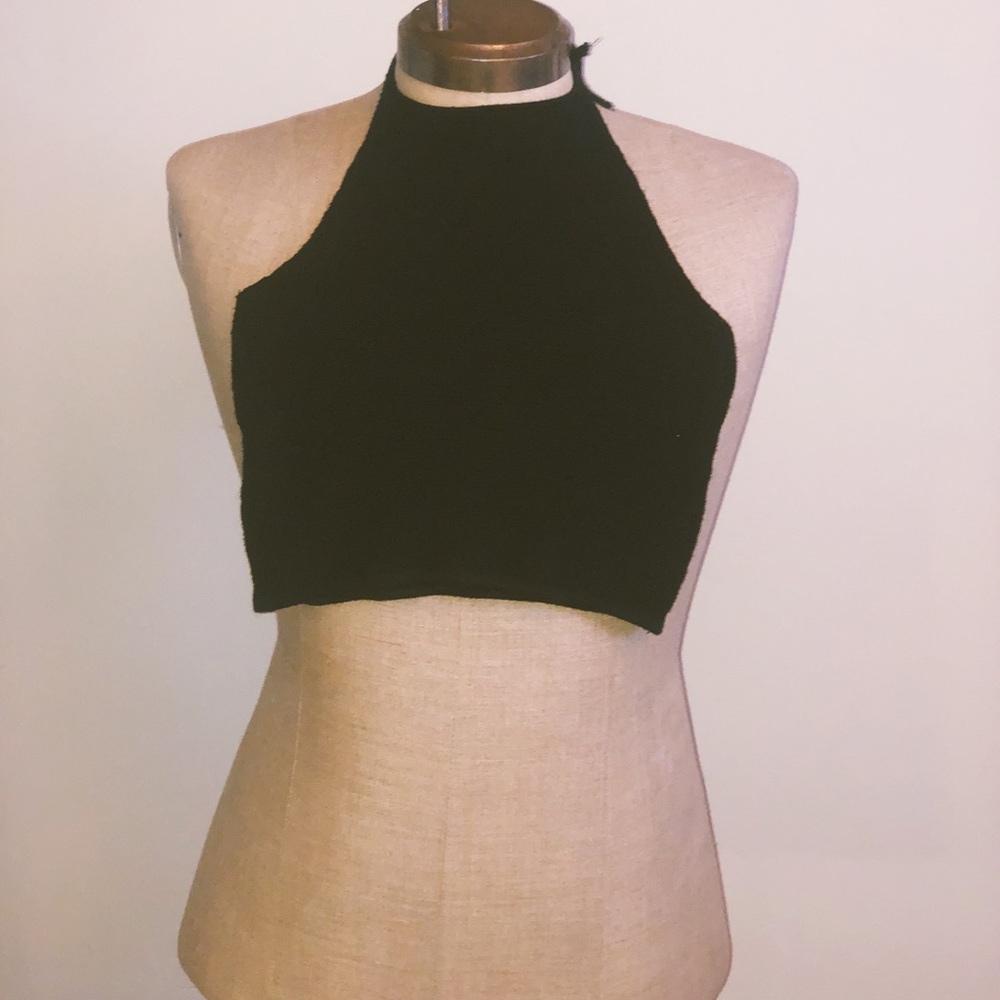 Black Crop Top